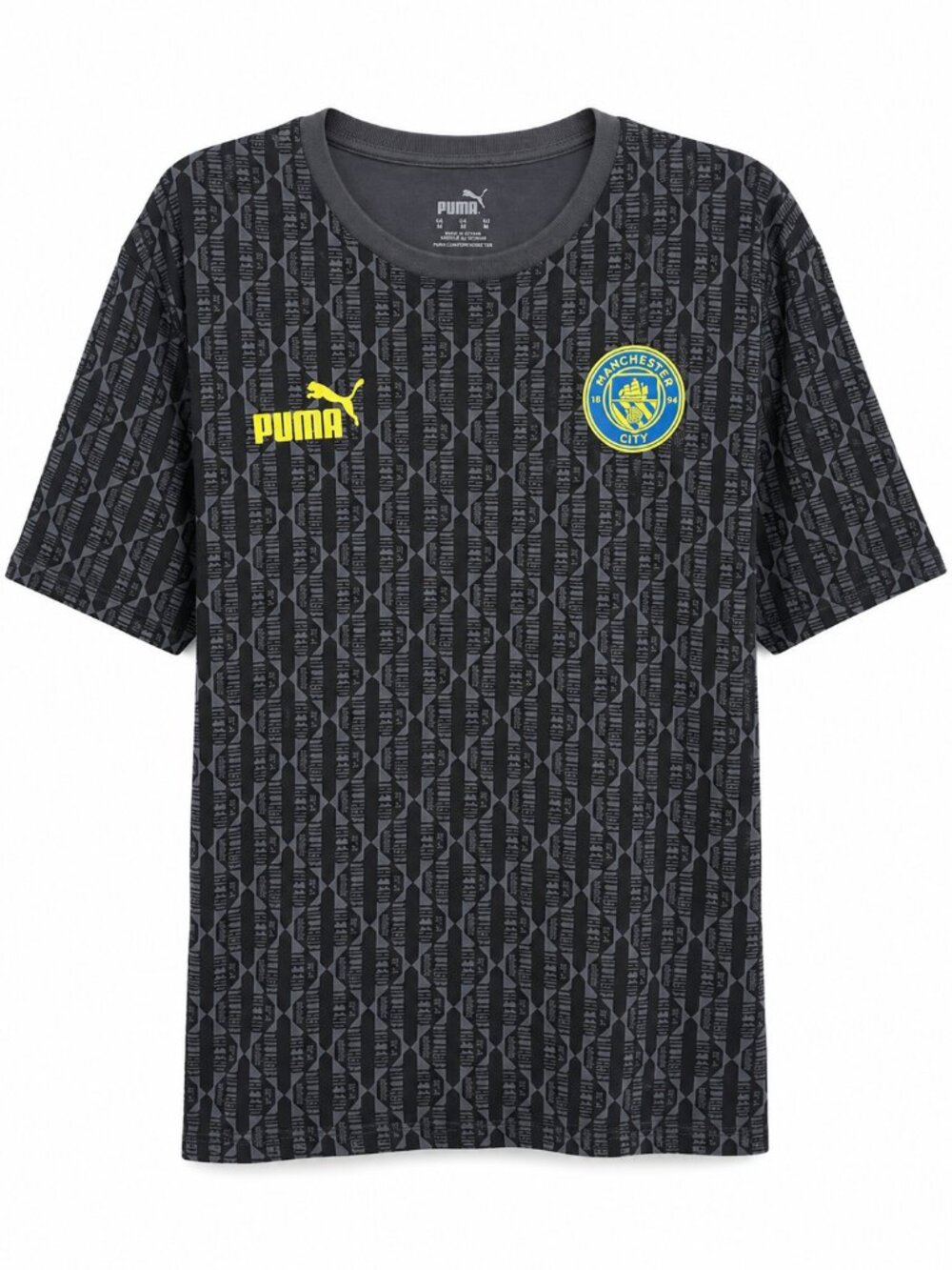 Puma Manchester City FC Pre-Match Training Jersey 2022/23 Men's XL Black Grey